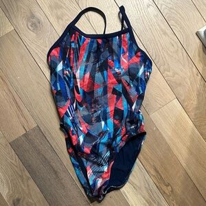 Vibrant Abstract One Piece Swimsuit